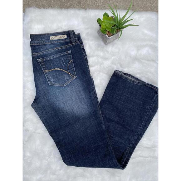 Refuge Runway Everyday Boot Women's Denim Jeans - Picture 1 of 6